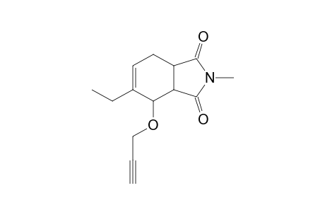 5-Ethyl-3a,4,7,7a-tetrahydro-2-methyl-4-(prop-2-ynyloxy)-2H-isoindol-1,3-dione