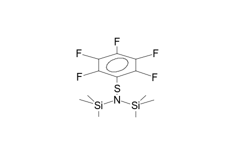 N-PENTAFLUOROPHENYLSULPHENYLHEXAMETHYLDISILAZANE