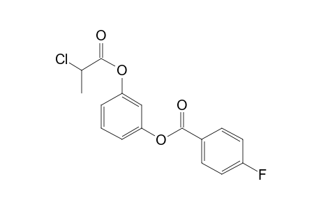 1,3-Benzenediol, o-(2-chloropropionyl)-o'-(4-fluorobenzoyl)-