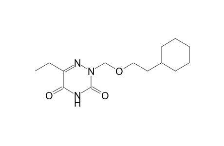 1-(2-CYCLOHEXYLETHOXYMETHYL)-5-ETHYL-6-AZAURACIL