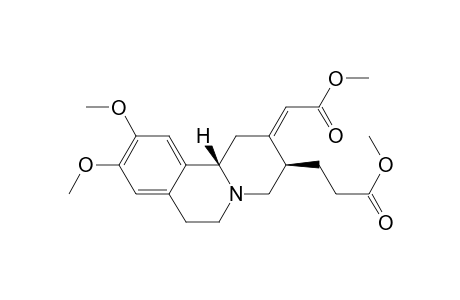 2H-Benzo[a]quinolizine-3-propanoic acid, 1,3,4,6,7,11b-hexahydro-9,10-dimethoxy-2-(2-methoxy-2-oxoethylidene)- , methyl ester, [3R-(2Z,3.alpha.,11b.alpha.)]-