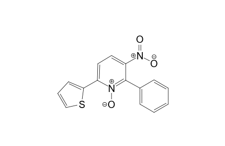 3-Nitro-2-phenyl-6-(thiophen-2-yl)pyridine 1-oxide