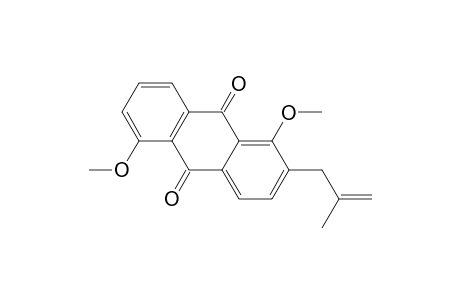 1,5-DIMETHOXY-2-(2'-METHYLPROP-2'-ENYL)-ANTHRAQUINONE