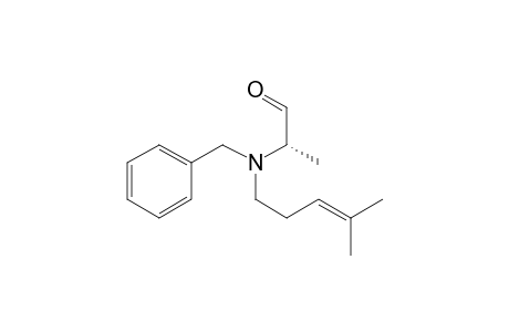 (2S)-2-[4-methylpent-3-enyl-(phenylmethyl)amino]propanal