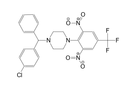 piperazine, 1-[(4-chlorophenyl)phenylmethyl]-4-[2,6-dinitro-4-(trifluoromethyl)phenyl]-