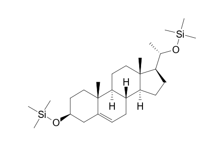 [(1S)-1-[(3S,8S,9S,10R,13S,14S,17S)-10,13-dimethyl-3-trimethylsilyloxy-2,3,4,7,8,9,11,12,14,15,16,17-dodecahydro-1H-cyclopenta[a]phenanthren-17-yl]ethoxy]-trimethyl-silane