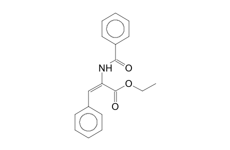 2-Propenoic acid, 2-benzoylamino-3-phenyl-, ethyl ester