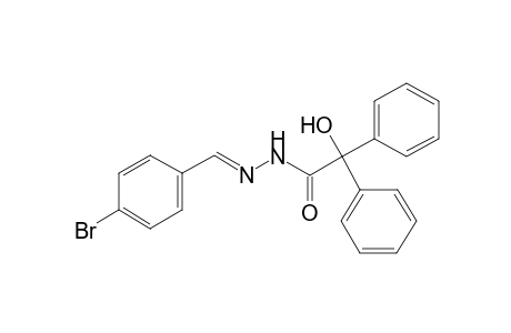 N'-[(E)-(4-bromophenyl)methylidene]-2-hydroxy-2,2-diphenylacetohydrazide