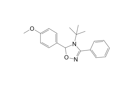 4-tert-Butyl-5-(4-methoxyphenyl)-3-phenyl-4,5-dihydro-1,2,4-oxadiazole