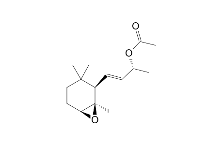 (4S,5R,6R,9R)-4,5-Epoxy-4,5-dihydro.alpha.-ionol O acetate