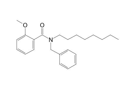 Benzamide, 2-methoxy-N-benzyl-N-octyl-