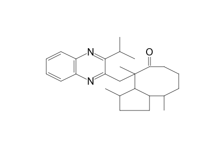 4-(3-Isopropyl-quinoxalin-2-ylmethyl)-3,4,9-trimethyl-decahydrocyclopentacycloocten-5-one