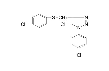 5-chloro-1-(p-chlorophenyl)-4-{(p-chlorophenyl)thio]methyl}-1H-1,2,3-triazole