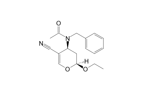CIS-(2RS,4RS)-4-(N-ACETYL-N-BENZYLAMINO)-2-ETHOXY-3,4-DIHYDRO-2H-PYRAN-5-CARBONITRILE