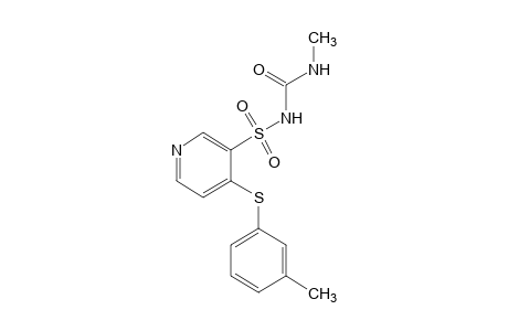 1-methyl-3-{[4-(m-tolylthio)-3-pyridyl]sulfonyl}urea