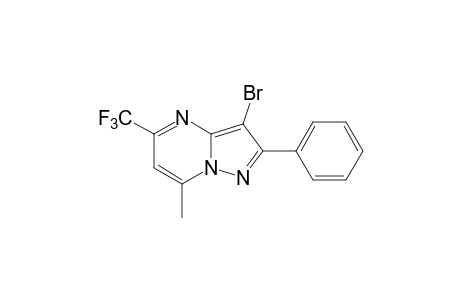 3-bromo-7-methyl-2-phenyl-5-(trifluoromethyl)pyrazolo[1,5-a]pyrimidine