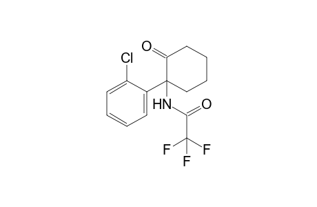 N-[1-(2-chlorophenyl)-2-oxo-cyclohexyl]-2,2,2-trifluoro-acetamide