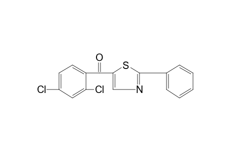 2,4-Dichlorophenyl 2-phenyl-5-thiazolyl ketone