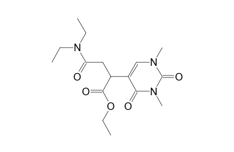 N,N-DIETHYL-3-(ETHOXYCARBONYL)-3-(1,2,3,4-TETRAHYDRO-1,3-DIMETHYL-2,4-DIOXOPYRIMIDIN-5-YL)-PROPANAMIDE