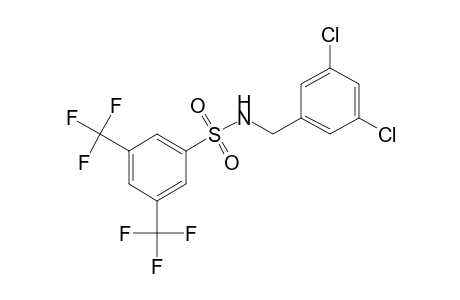 3,5-bis(trifluoromethyl)-N-(3,5-dichlorobenzyl)benzenesulfonamide