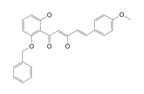 (2Z,4E)-1-[2-(benzyloxy)-6-hydroxyphenyl]-3-hydroxy-5-(4-methoxyphenyl)-2,4-pentadien-1-one