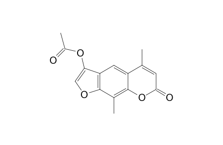 6-Acetoxy-4,9-dimethylfuro[3,2-g]coumarin