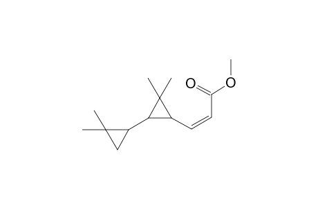 (Z)-3-[3-(2,2-dimethylcyclopropl)-2,2-dimethylcyclopropyl]propenoicacid-methylester