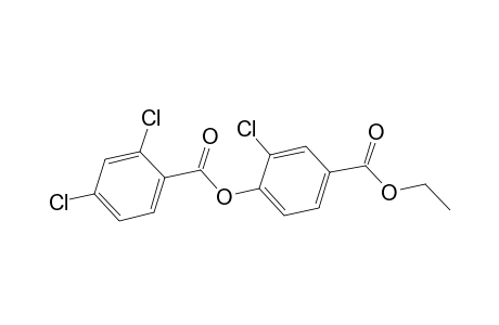 3-chloro-4-hydroxybenzoic acid, ethyl ester, 2,4-dichlorobenzoate