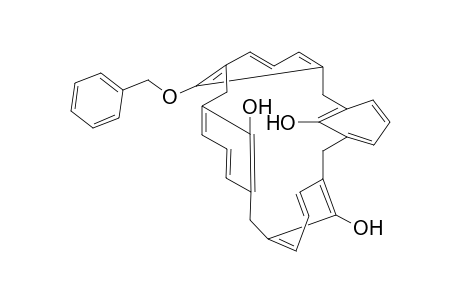 28-Benzyloxy-pentacyclo(19.3.1.1/3,7/.1/9,13/.1/15,19/)octacosa-dodecene-25,26,27-triol