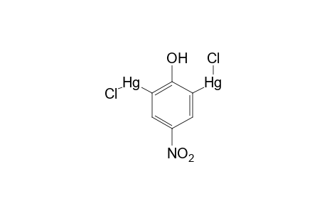 (2-HYDROXY-5-NITRO-m-PHENYLENE)BIS[CHLOROMERCURY]