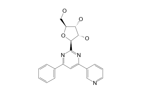 2-(BETA-D-RIBOFURANOSYL)-4-PHENYL-6-PYRIDIN-3-YL-PYRIMIDINE