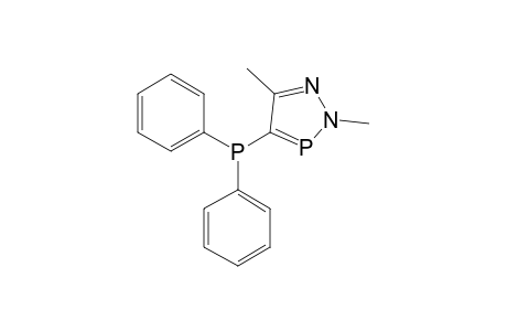 4-Diphenylphosphino-2,5-dimethyl-2H-1,2,3-sigma(2)-diazaphosphole