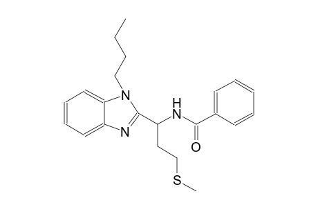 Benzamide, N-[1-(1-butyl-1H-benzoimidazol-2-yl)-3-methylsulfanylpropyl]-