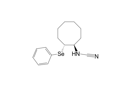 Cyanamide, [2-(phenylseleno)cyclooctyl]-, trans-