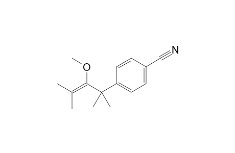 4-(2-Methoxy-1,1,3-trimethyl-but-2-enyl)benzonitrile