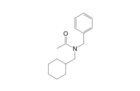 N-(Cyclohexylmethyl)(phenyl)methanamine, N-acetyl-