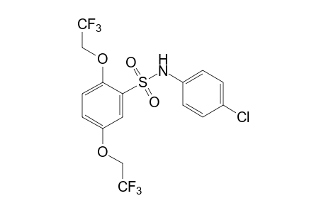 2,5-bis(2,2,2-trifluoroethoxy)-4'-chlorobenzenesulfonanilide