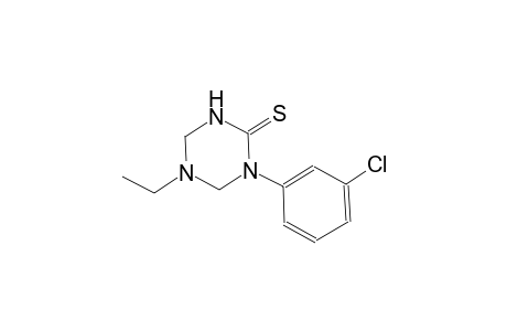 1-(3-chlorophenyl)-5-ethyltetrahydro-1,3,5-triazine-2(1H)-thione