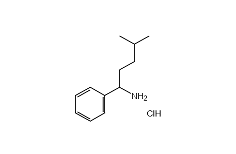 alpha-isopentylbenzylamine, hydrochloride