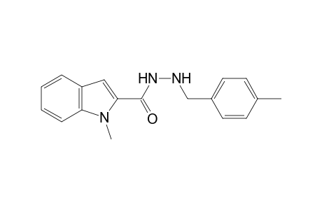 1-methylindole-2-carboxylic acid, 2-(p-methylbenzyl)hydrazide