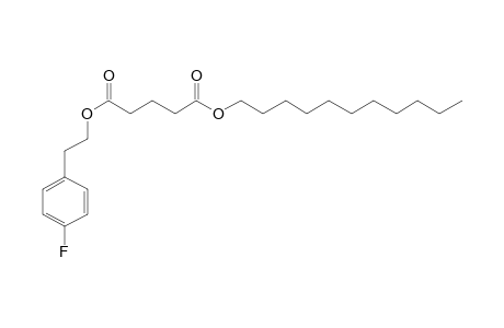 Glutaric acid, 2-(4-fluorophenyl)ethyl undecyl ester