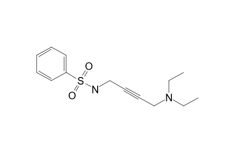 N-[4-(diethylamino)but-2-ynyl]benzenesulfonamide