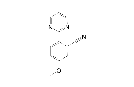 5-Methoxy-2-pyrimidin-2-yl-benzonitrile