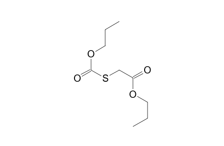 Thioglycolic acid, S-(N-propyloxycarbonyl)-, N-propyl ester