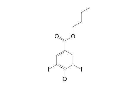 3,5-Diiodo-4-hydroxy-benzoic acid, butyl ester