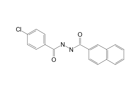 1-(p-chlorobenzoyl)-2-(2-naphthoyl)hydrazine