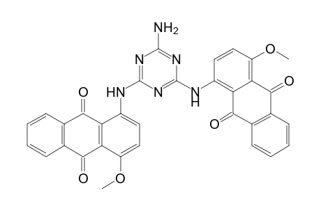 9,10-Anthracenedione, 1,1'-[(6-amino-1,3,5-triazine-2,4-diyl)diimino]bis[4-methoxy-