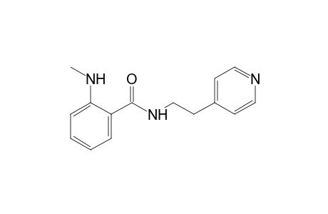 o-(methylamino)-N-[2-(4-pyridyl)ethyl]benzamide