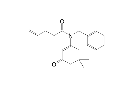 N-(5',5'-Dimethyl-3'-oxocyclohex-1'-enyl)-N-benzylpent-4-enamide