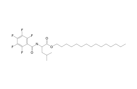 L-Leucine, N-pentafluorobenzoyl-, pentadecyl ester